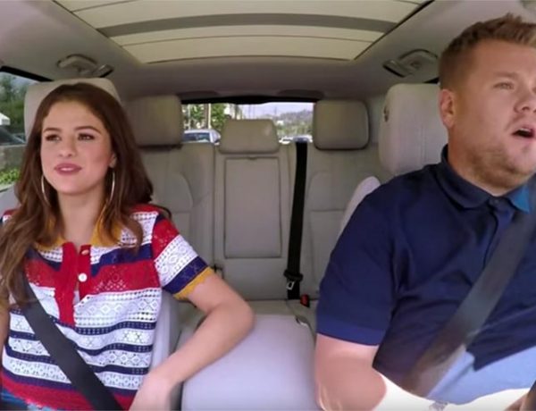 James Corden si Selena Gomez - karaoke in masina